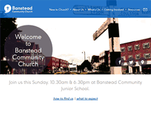 Tablet Screenshot of bansteadcommunity.org.uk